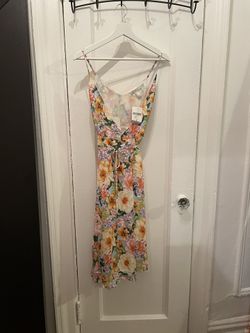 Colorful Summer Wrap Dress
