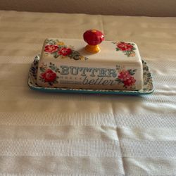Pioneer Woman Butter Dish