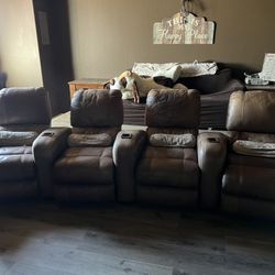 Leather Reclining Chairs 
