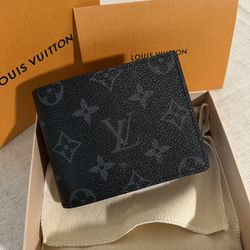 Louis Vuitton Monogram Eclipse Bifold Wallet – Brand New w/ Box & Dust Bag