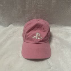 Pink graphic adjustable strap hat one size  