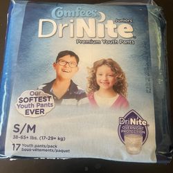 DriNite Overnight Pull-Ups – 17 Count – $12