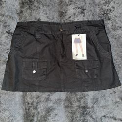 Angel Kiss Olive Green Cargo Skirt