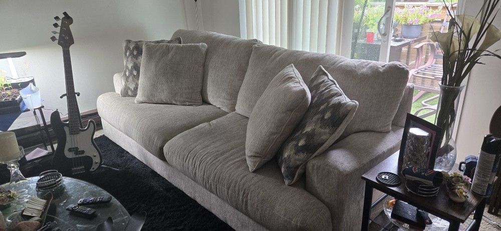Couch And Oversized Chair