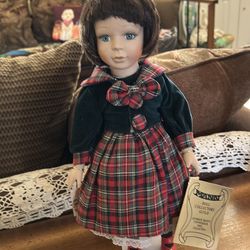Vintage porcelain doll