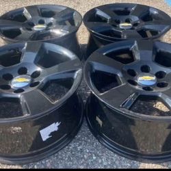 20” FACTORY CHEVROLET CHEVY SILVERADO WE FINANCE GMC SIERRA RIMS WHEELS SET OEM