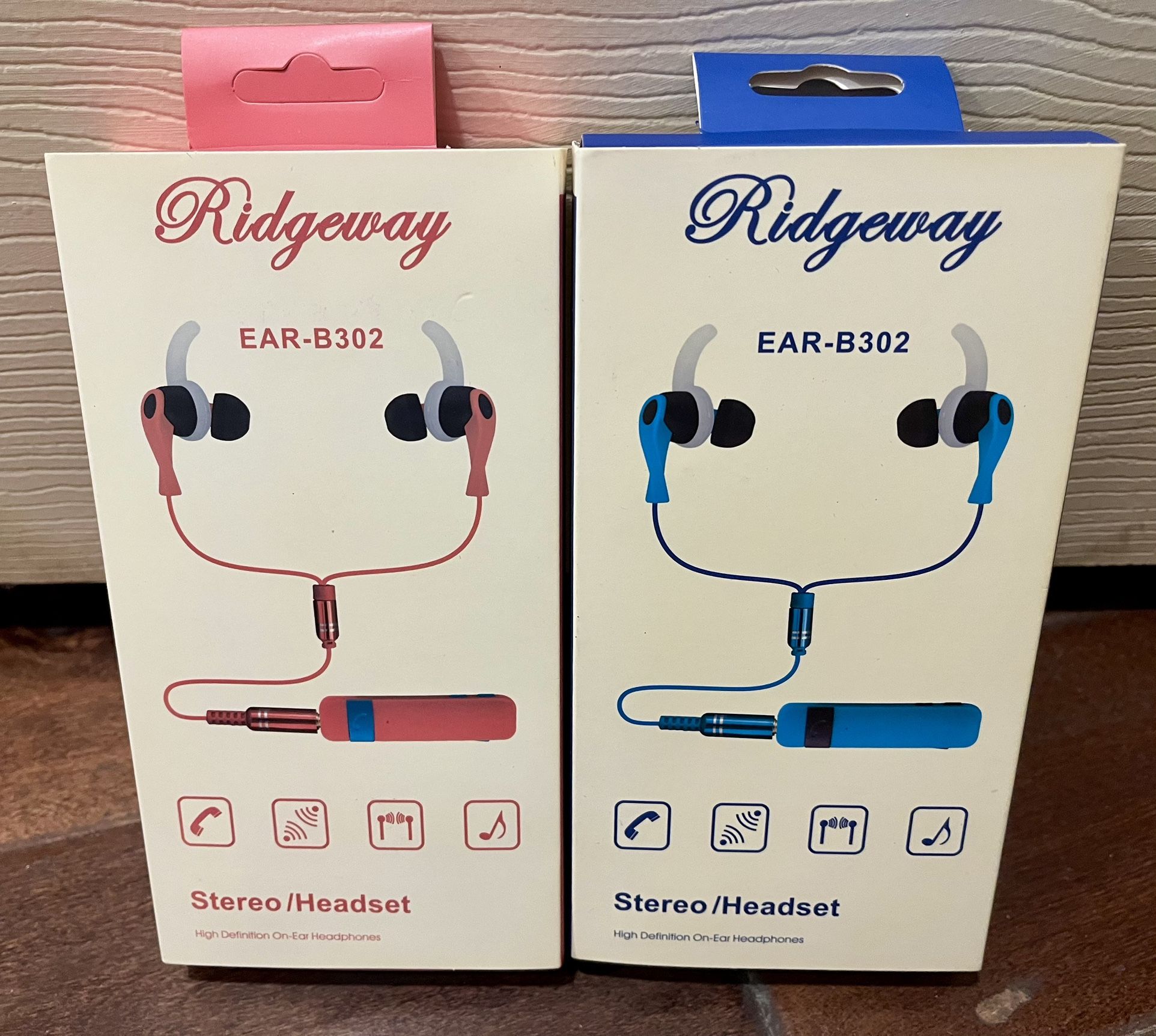 Brand NewRidgeway EAR-B302 Stereo Headset