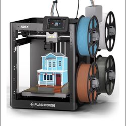 Flashforge AD5X: Multi-Color FDM 3D Printer with High-Speed Printing and Auto Leveling