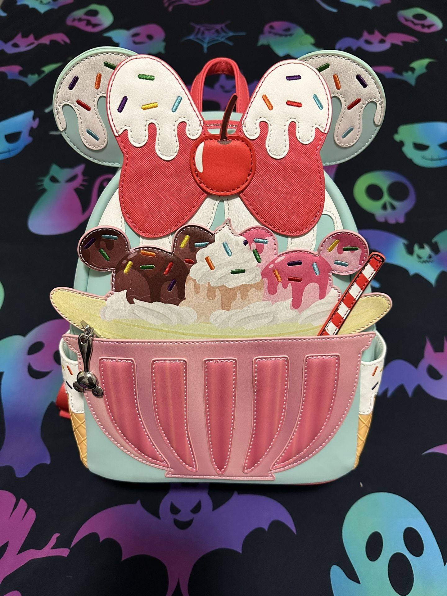 Minnie Mouse Banana Split Ice Cream Loungefly - Lounge Fly 