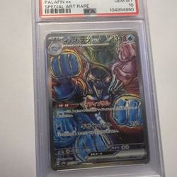 Palafin Terastal Festival Psa10 Pokemon Card Slab