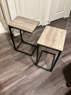 C Shaped Side Tables