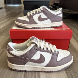 Big Kids' Nike Dunk Low Casual Shoes - Taupe Grey White IB2887-200 - Size 6.5Y