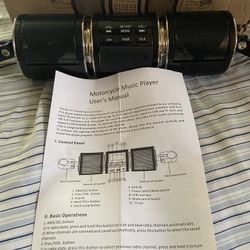 Motorcycle bar radio 