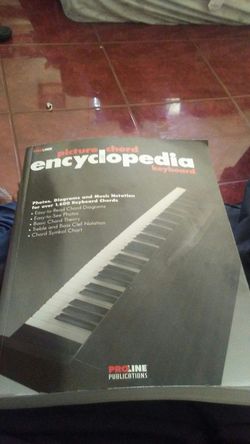 Picture board for keyboard chords