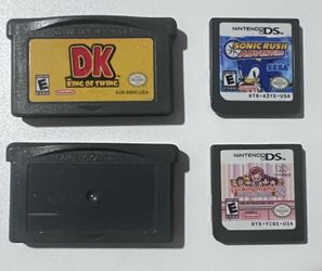 Sonic Rush Adventure + Cooking Mama 2 + DK: King of Swing + Cartoon Network Speedway | Authentic | Tested | Good