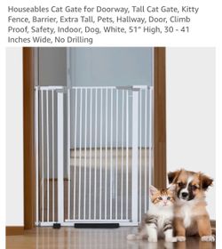 New pet gate 51x31-41”