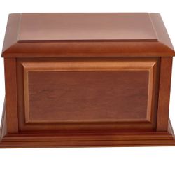 Urn- Handcrafted Extra Large Wooden Funeral Cremation Urn Box for Adult Human Ashes up to 320lbs