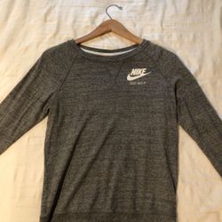 Nike Grey Long Sleeve Small