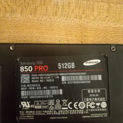 Samsung 850 pro SSD 512gbs