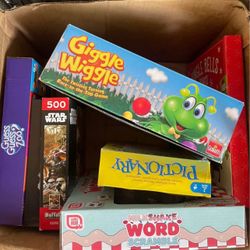 Box Of Games/Puzzles