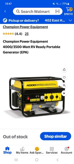 Champion 4000/3500 Watt RV Ready Portable Generator
