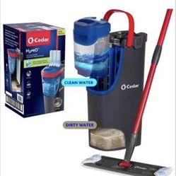 Brand new O-Cedar H2prO fat mop system separates clean and dirty water with a dual-tank design.