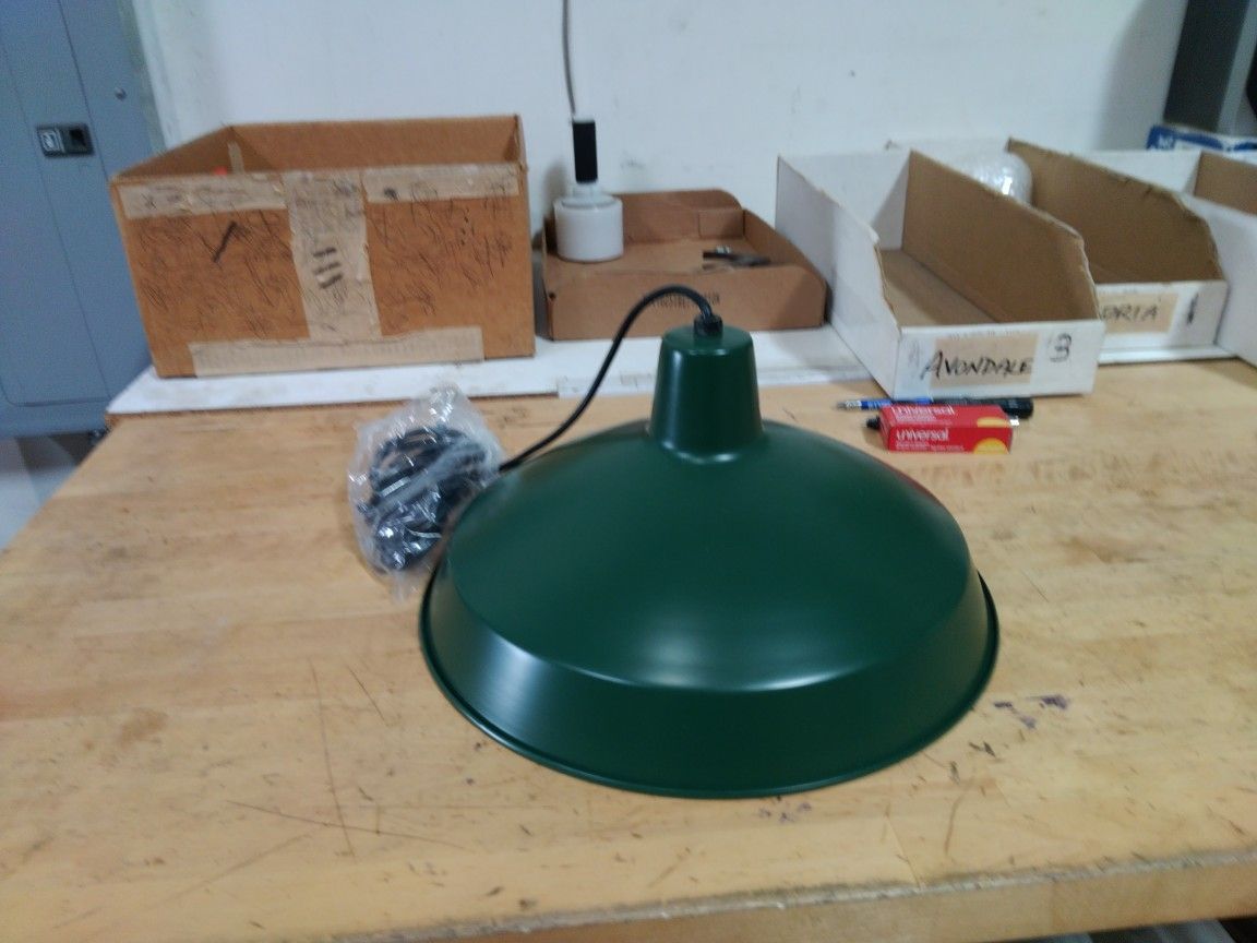 Nuvo Green Warehouse Shade (76-660)