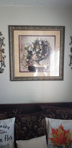 Home interior wall frame