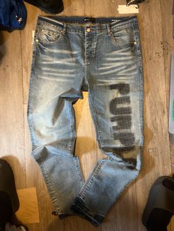 Purple jeans