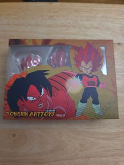 Tonsen Arttoys Super Saiyan God Vegeta