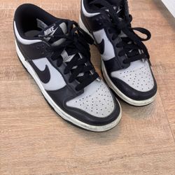 Grey/blue nike dunks 