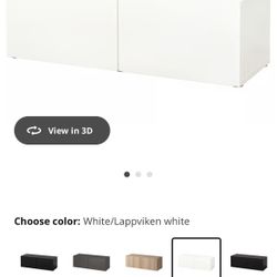 IKEA Besta Shelf Unit With Doors