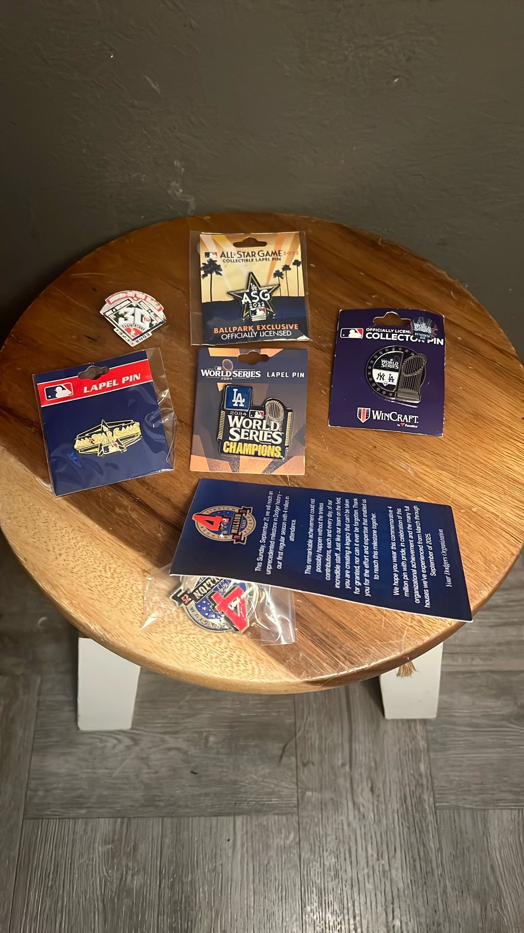 LA Dodgers Collectible Pins