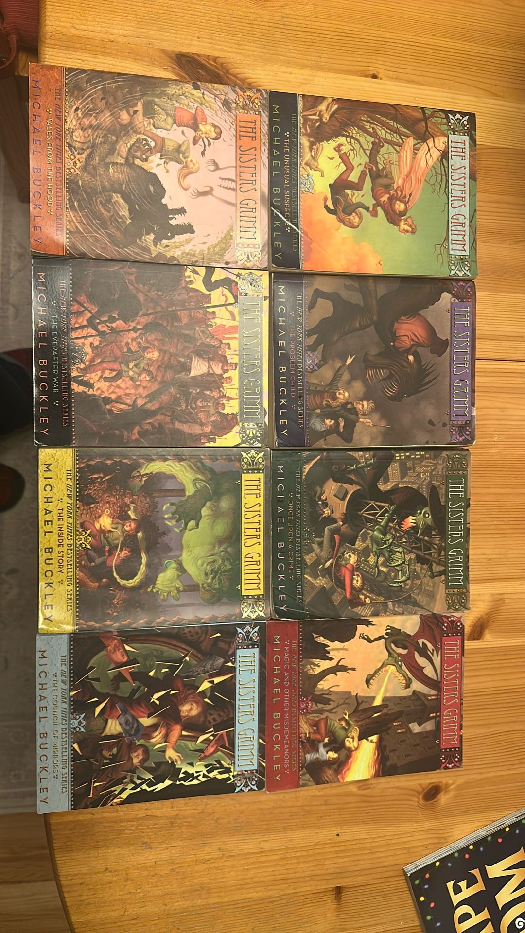 Sisters Grimm Series books 2-9