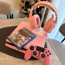 PlayStation 4 ( Wrapped Pink) Gaming Set