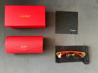 Cartier Rimless Sunglasses with Full Set