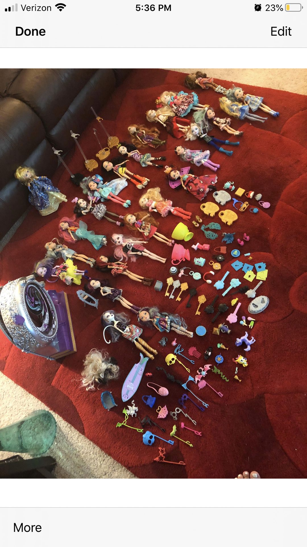 Huge lot moster high doll