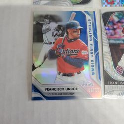 Francisco Lindor Refractor LOT /25 Serial Number 