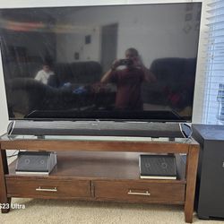 Combo of 3: TCL 55" 4k Ultra + Nakamichi Digital Dolby Home theater+Table(Stand)