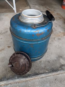 Vintage Camping Thermos Jug