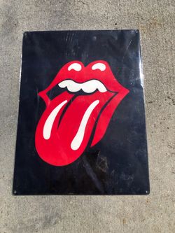 Rolling Stones Metal Sign $25