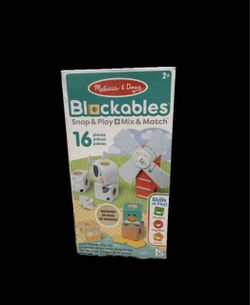 Melissa & Doug Blockables Farm Friends Play Set