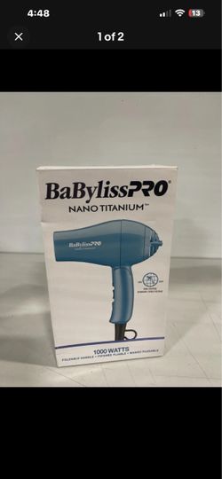 BaBylissPRO Nano Titanium Travel  1000W Travel Hair Dryer
