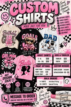 Custom Printed T-Shirts Made to Order