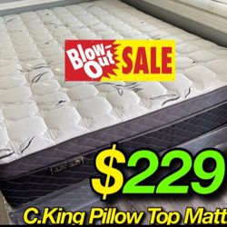 Calking Bamboo Plush Comfort Europillow Top 12inch Mattress!!