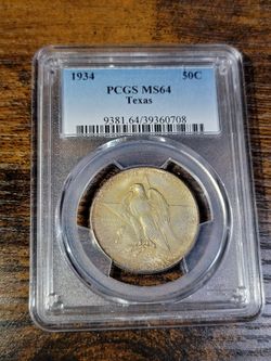 1934 texas half dollar