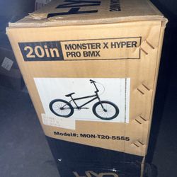 New In Box - MONSTER ENERGY BMX BIKE 20in Collaboration With Hyper Bike Co 🔥 