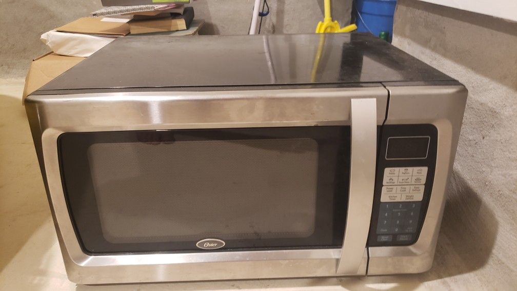 Oyster Stainless Steel Microwave