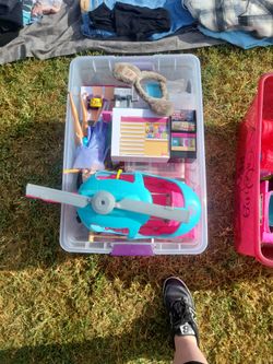 Box Of Barbie Stuff