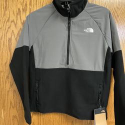 Women’s Two Color North Face Jacket Glacier Bent 1/2Zip